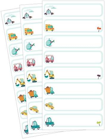 Bottle Labels, Write-On, Self-Laminating, Waterproof Kids Name Labels for Baby Bottles, Sippy Cup for Daycare School, Dishwasher Safe, Boy or Girl (Transportation, Set of 2) - Image 2