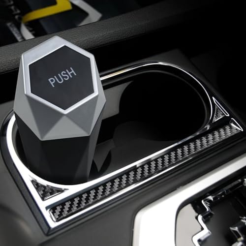 BFXM Car Trash Can Small Trash Bin with Lid Accessories for Women - Image 2