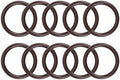 uxcell Fluorine Rubber O-Rings 18mm OD 14mm ID 2mm Width, Metric FKM Sealing Gasket, Pack of 10 by uxcell