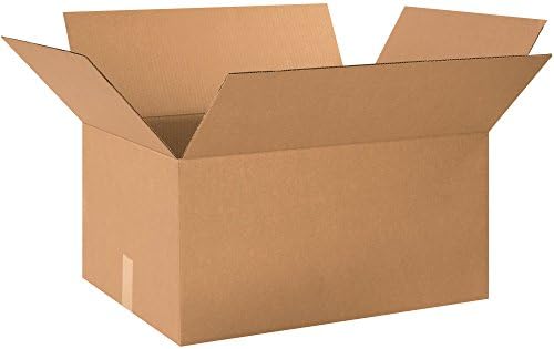 TOP PACK SUPPLY 26x20x14 Corrugated Boxes, Large, 26L x 20W x 14H, Pack of 15 | Shipping, Packaging, Moving, Storage Box for Home or Business, Strong Wholesale Bulk Boxes by 3MIndustrial