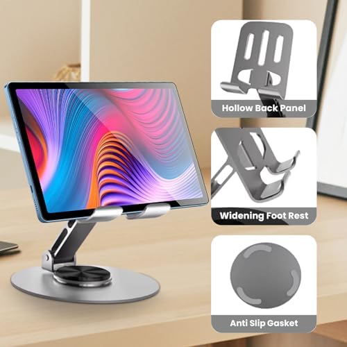 Universal Metal Cell Phone Stand, Grey&Grey - Image 5