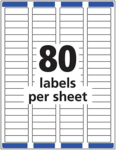 Avery White Return Address Labels | Printable | Sure Feed Technology | Permanent Adhesive | 800 Labels, Pack of 5 - Image 3