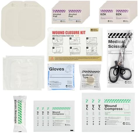 RHINO RESCUE Wound Closure Kit with 6 Stitch Zip Devices - Image 3