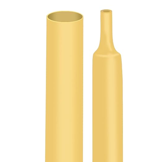 XHF 1/2 Inch 4Ft 3:1 Waterproof Heat Shrink Tubing Roll Marine Grade Adhesive by XHF