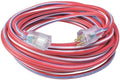 Southwire Heavy Duty Extension Cord, 50Ft, 12 Gauge, 3 Conductor, Outdoor Cord, Lighted End, SJTW, Red/White/Blue, 2548SWUSA1 by Southwire