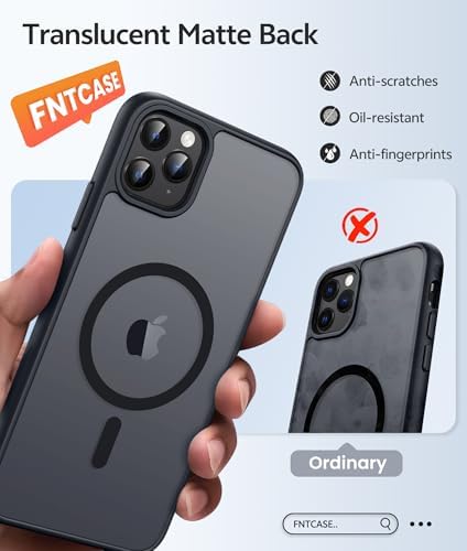 FNTCASE for iPhone 11 Pro Case, Fit for Magsafe, Translucent Matte Back - Image 6