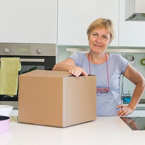 Corrugated Cardboard Boxes, 25 Pack, 12 x 12 x 10 inch - Image 3