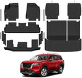Naibeve Floor Mats for 2022-2026 Nissan Pathfinder 7 Seats by NAIBEVE-USA