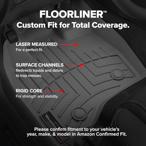 WeatherTech Custom Fit FloorLiners for Ford F-150, F-150, F-150-1st Row (476971), Cocoa - Image 3