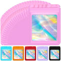 JETMORE 100 Pack Holographic Mylar Bags, Freshie Bags (3x3 Inch, Pink) by Jetmore
