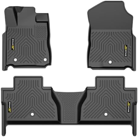 G-PLUS TPE Floor Mats 3PCS Fit Toyota Tundra CrewMax Cab 2014-2021 by G-PLUS