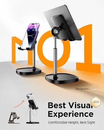 LISEN Cell Phone Stand Phone Holder for Desk, Office Decor Gadgets for Men - Image 6