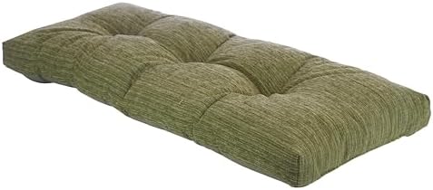 Klear Vu The Gripper Non-Slip Tufted Bench Cushion for Indoor Furniture, Assembled in USA, Entryway Storage, Bay Window, Corner Nook or Piano Seat, 43 Inches, Chenille Green - Image 5