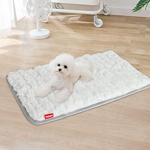 Dog Bed Crate Mat(21" X 14"), Soft Plush Dog Bed Crate Pad - Image 6