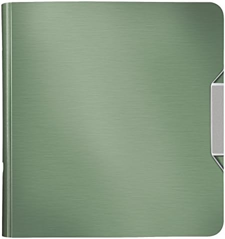 Leitz Lever Arch File, Celadon Green, A4, Curved Spine 8.2 cm Width, Elastic Fastening, Light polyfoam, Style Range, 11080053 - Image 4