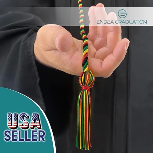 Endea Graduation Single Honor Cord Two-Color (Kente) for Adult Graduates - Image 2