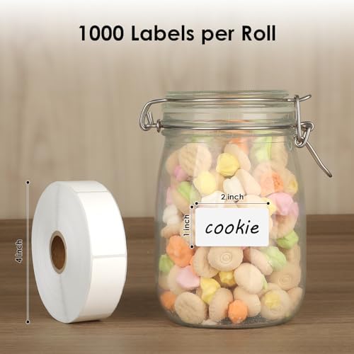 MaxGear 1000 Removable Freezer Labels 1x2 Inch - Image 2