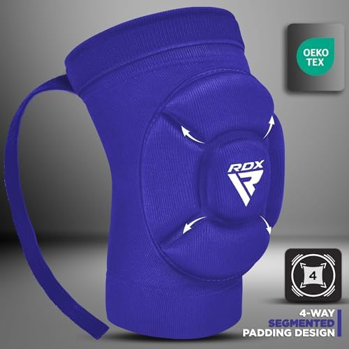 RDX Knee Pads for Work, Oeko TEX Certified, Anti-Slip Protective Thick Padded Foam Pad, Collision Avoidance Sleeves Pair, MMA Muay Thai Grappling Volleyball Football Wrestling Gardening. - Image 2