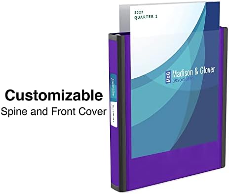 Staples Better 1.5-Inch 3-Ring Binder, Purple, Heavy-Duty - Image 3