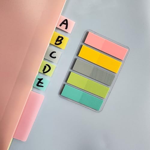 ELII 500 PCS Tabs 2 Inch Book Tabs Sticky Index Tabs,File Tabs - Image 5