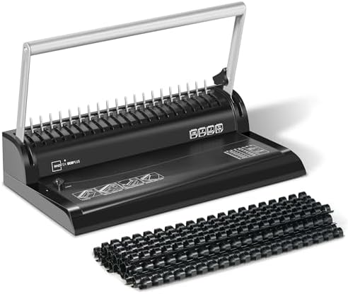 Binditek Binding Machine, 19Hole, 145 Sheets, for Letter Size, Fixed Margin by Binditek