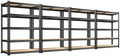 REIBII 4 Pack Garage Shelving for Warehouse, Heavy Duty Metal Shelving by REIBII