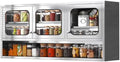 ZZV 59” Kitchen Wall Cabinet, Stainless Steel Wall Mounted Cabinet with Adjustable Shelves, Industrial Wall Storage Cabinet for Garage, Warehouse, No Assembly Required, 11.82D x 59.06W x 27.56H in by ZZV