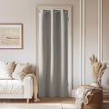 NICETOWN 100% Blackout Door Curtains for Doorway Privacy, Silver Grey by NICETOWN