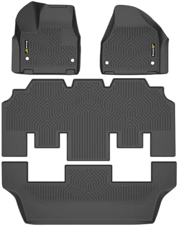 G-PLUS TPE Cargo Liners Fit 2017-2025 Chrysler Pacifica 7/8-Passenger by G-PLUS