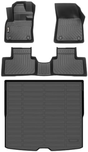 AIPOIL® Custom Fit TPE Floor Mats & Cargo Liners for 2019-2026 Volvo XC40 (Not for Recharge), All-Weather Waterproof Stain-Resistant Durable Raised Edge Car Liners by AIPOIL