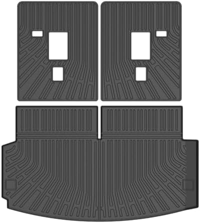Durango Cargo Liner - Trunk Mat for Dodge Durango 6 & 7 Seats 2016-2025 2026, All Weather Cargo Mat for Durango Accessories, Heavy Duty Car Mats, Car Accessories by cartist