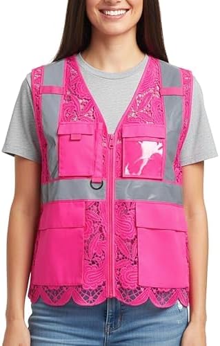 Lace-Mesh Safety Vest for Women & Men - Image 2