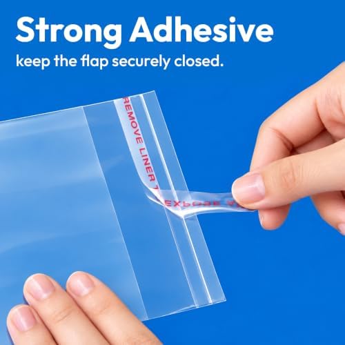 240Pcs 4x6 inch Self Sealing Cellophane Bags, Clear - Image 4
