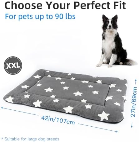 Mora Pets Dog Crate Pad Dog Bed for Crate Washable Flat Pet Kennel Mat Cute - Image 6