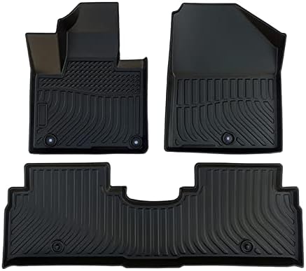 Cartist Floor Mats for Kia Sorento 2016 2017 2018 2019 2020 Accessories All Weather Floor Liners 1st & 2nd Row TPO Odorless High Edge Car Mats by cartist