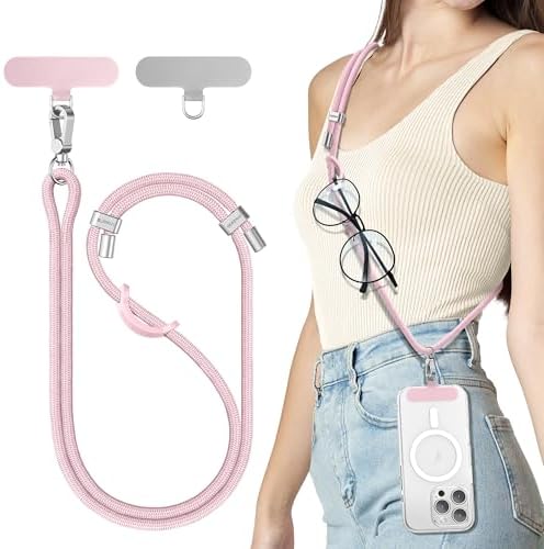 SURPHY Phone Lanyard Crossbody, Phone Strap Crossbody with 2 Tether Tabs by SURPHY