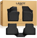 LASFIT 3D Custom fit Floor Mats for VW Volkswagen Jetta 2011 2012 2013 2014 2015 2016 2017 2018, All-Weather Protection TPE 1st & 2nd Row Car Mats, Super Duty, Easy to Clean, Not Fit SportWagen by LASFIT