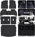 Floor Mats for 2021-2026 Chevrolet Trailblazer AWD, TPE All Weather Floor Liners & Backrest Mats & Rear Trunk Mat for Trailblazer Accessories (Cargo in Lower Deck Position) by AltraVosAllWeatherCarMats