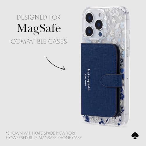 kate spade new york Morgan Magnetic Card Holder/Wallet - Navy - Image 7