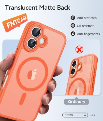 FNTCASE for iPhone 17 Case, Compatible with Magsafe, Glass Screen Protector - Image 6