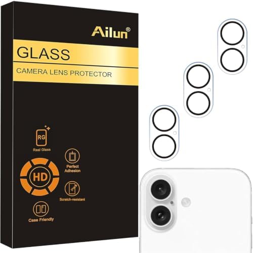 Ailun 3 Pack Camera Lens Protector for iPhone 16 & iPhone 16 Plus by Ailun