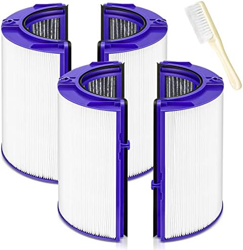 360 Combi Glass HEPA + Carbon Air Purifier Filter Replacement for Dyson HP10 HP07 TP10 TP09 TP07 TP06 TP04 TP4A HP04 HP06 HP09 HP4B PH01 PH02 PH03 PH04 DP04 Pure Cool Hot Humidify Fan, 2 Pack, Blue by isinlive
