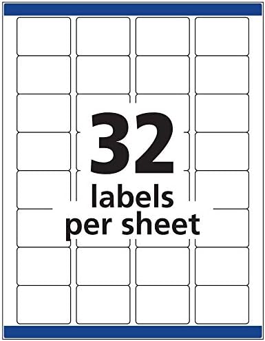 AVERY ID Labels, Permanent Adhesive, 1.25" x 1.75" | Sure Feed Technology | 480 Labels, Pack of 5 - Image 5