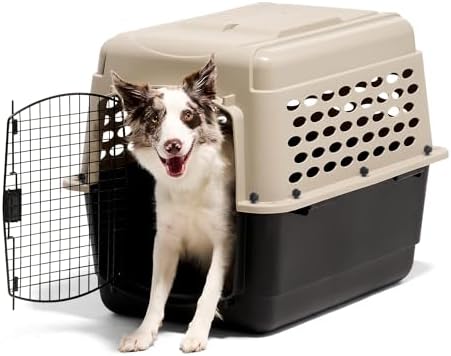 Petmate Vari Dog Kennel, 32in, Taupe and Black - Image 2