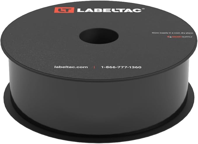 LabelTac LT4/LT4P/LTPX Label Supply 1.5" x 150' Black by LabelTac