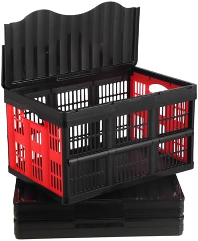 45L Collapsible Storage Bins with Lids, by Shineyaplus