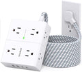 Extension Cord 10 Ft, One Beat Surge Protector Power Strip 10 Ft Long Cord by OneBeat