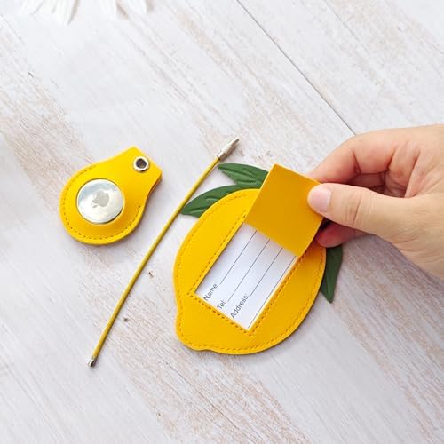 Luggage Tags for Suitcases, Faux Leather Cute Travel Suitcases Tag - Image 4