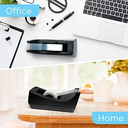 Business Source Standard Desktop Tape Dispenser, Black, 1 in (BSN32954) (Pack of 24) - Image 5