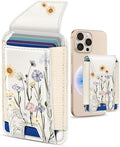 Shorogyt Compatible with Magsafe Wallet with Flap Cover, Watercolor by Shorogyt